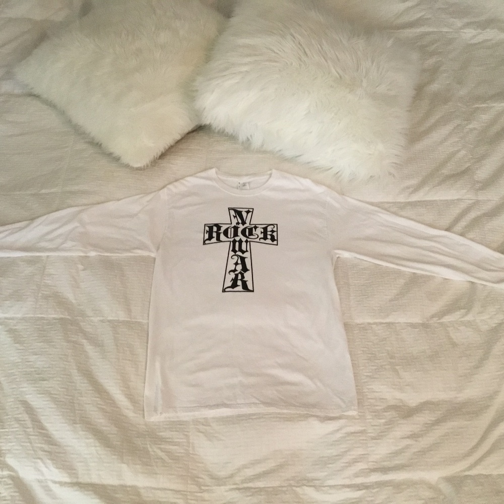 Rock N War “Vintage Cross” Long Sleeve T-Shirt